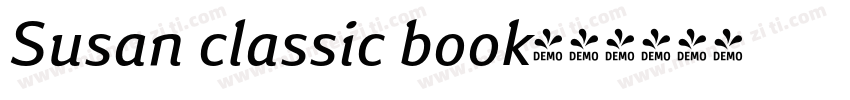 Susan classic book字体转换